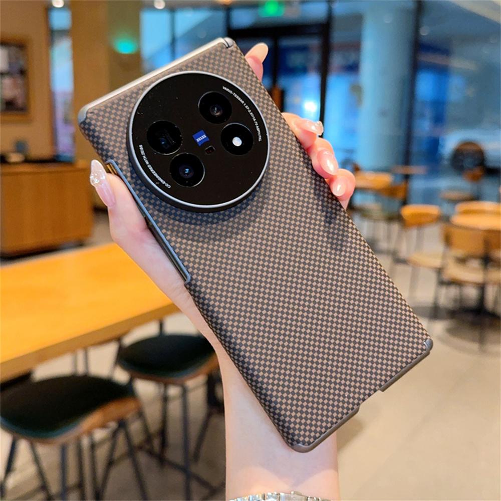 Fashion Solid Color Phone Case For VIVO X Fold 5 PC Hard Shell Double Axis Fold5 Protective (Only Back Cover)
