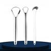 Stainless Steel Tongue Scraper - Bad Breath Removal Tool & Tongue Cleaner