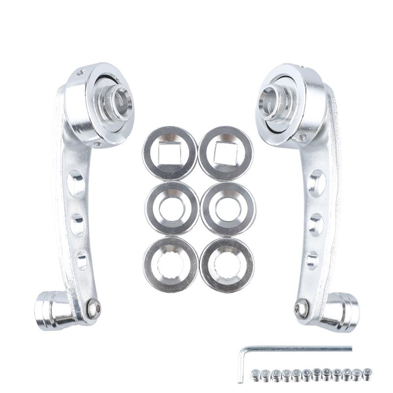 Universal Aluminum Alloy Car Manual Window Lifting Crank Handle Winder Lifter Riser Car Accessories Replacement