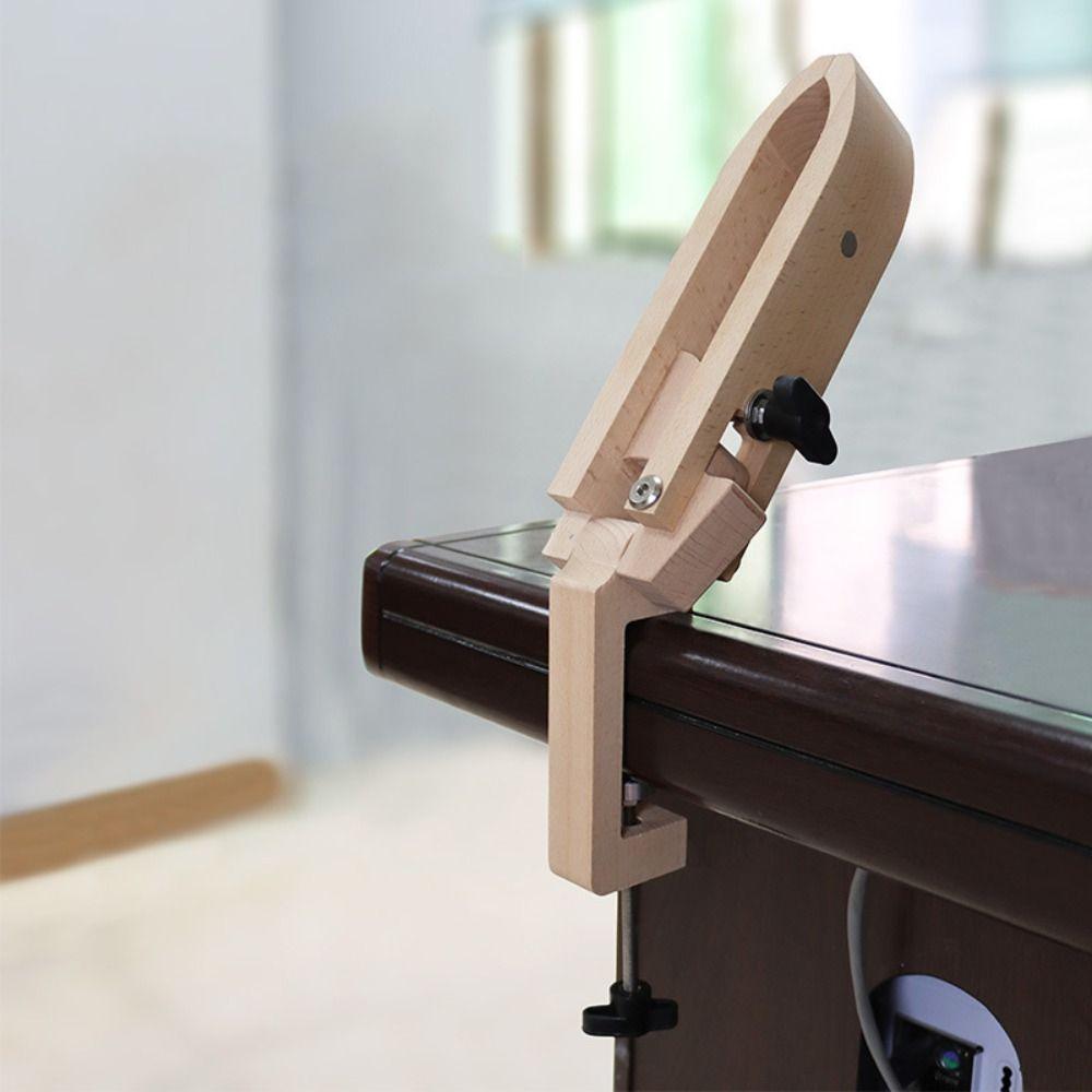 New Sewing DIY Tools Foldable Wooden Clamp Adjustable Foldable Leather Sewing Tools Clip Type Portable Leather Craft Tools