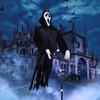 2025 Nová Kreativní Halloweenská Dekorace Strašák Teroru Ghostface Strašák Zahrada Závěsná Strašidelná Křičící Duch Duch Ghostface Venkovní Dekor Domácí Dekorace