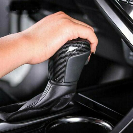 For 2018- Toyota Camry Carbon Fiber Car Interior Gear Shift Knob Cover Trim