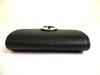 Authentic BVLGARI Black Leather Logo Clip Coin Purse #a895  Refurbished