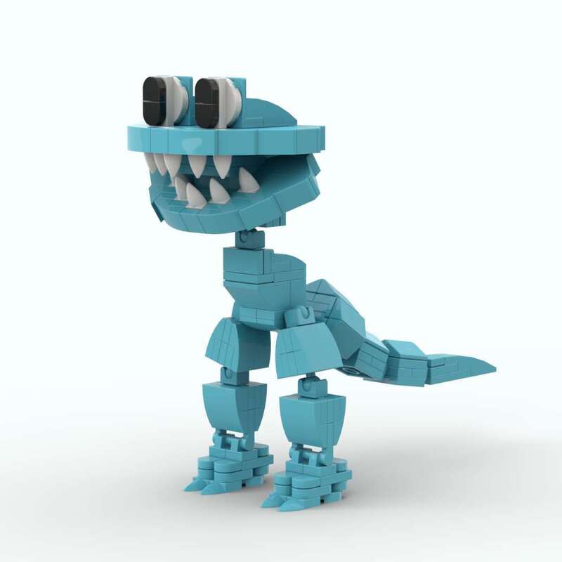 

Roblox Радужные друзья Глава 2 Строительные блоки Сборные игрушки Пазл Сделай сам синий