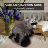 Animal Model Raccoon Figure Educational Simulation 3D Raccoon Simulation Raccoon Model  Art Craft