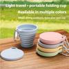 Outdoors Silicone Folding Cup with Hanging Hole Creative Water Cup Travel Portable Washing Cup Fashion Travel Silicone Cup
