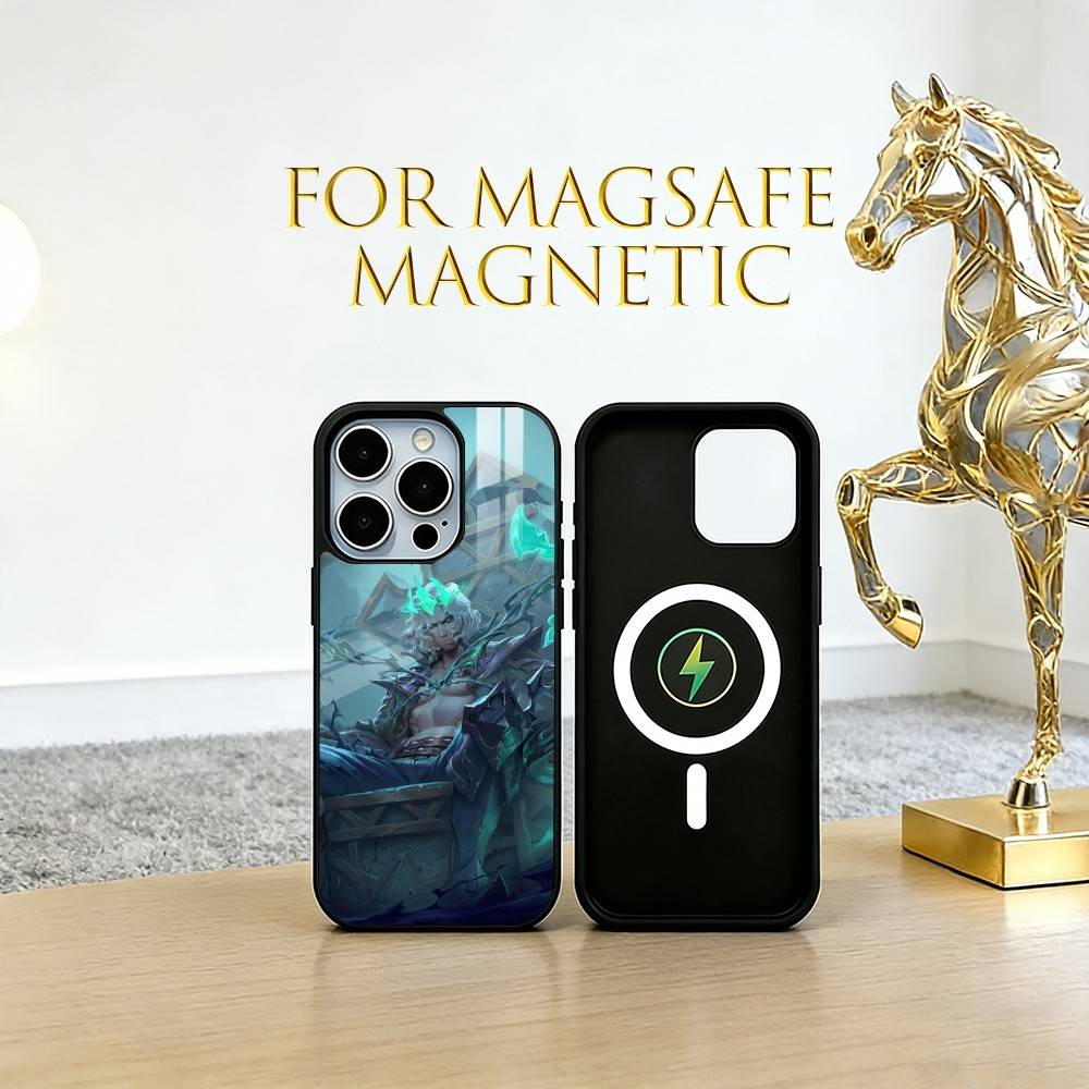 Ruined King Phone Case For iPhone17,16,15,14,13,12,11 Plus,Pro Magnetic For Magsafe Wireless Charging