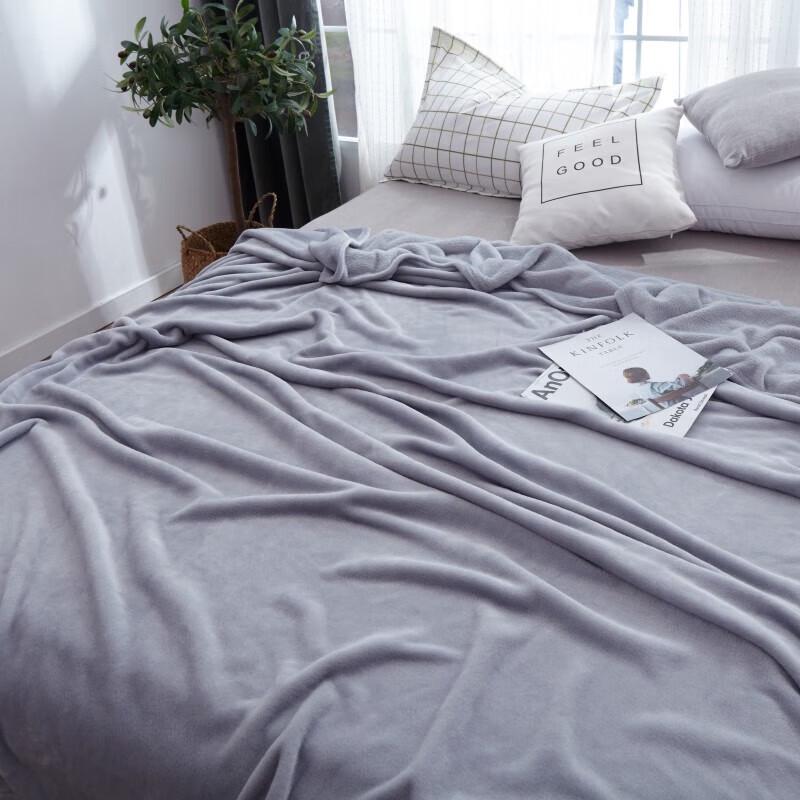 BGM Soft Solid Color Multifunctional Fleece Blanket