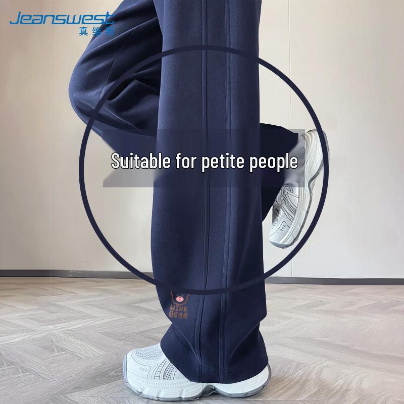 Jeanswest Women s Winking Bear Print High-Waist Casual Trousers 2XL