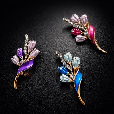 Elegant Temperament Flower Brooch Luxury Jewelry Clothes Chest Flower  Korean Fashion