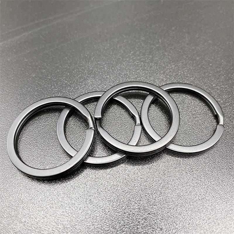 Elektrophoretischer Schwarzer Schlüsselanhänger und Schlüsselanhänger