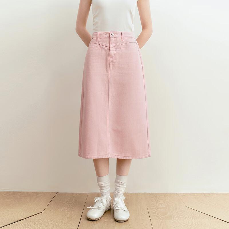 

Ledin Women s A-Line Long Denim Skirt L