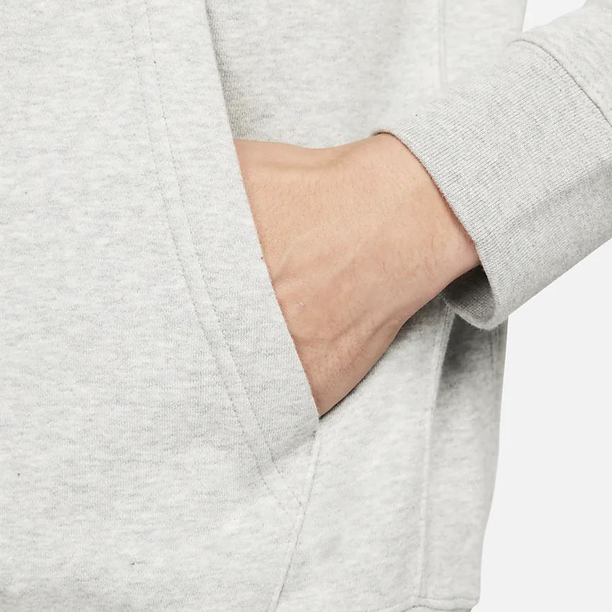 Nike Drawstring Hooded Zip-Up Long Sleeve Sweatshirt Jacket Men Outerwear Gray CW6887-063