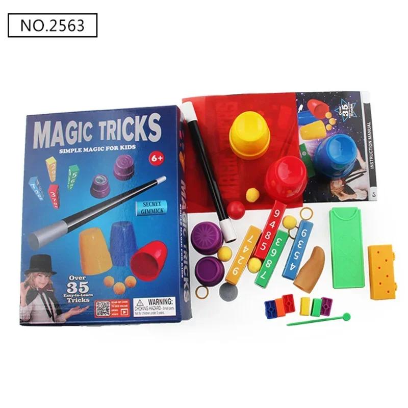 Puzzle Magic Kit Set Magic Tricks Fun Stage Close Up Magia Magician Mentalism Illusion Gimmick Prop Classic Toys Gift For Kids
