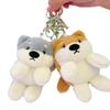 Husky Plush Dog Keychain - Cute Cartoon Puppy Bag Charm & Fashionable Doll