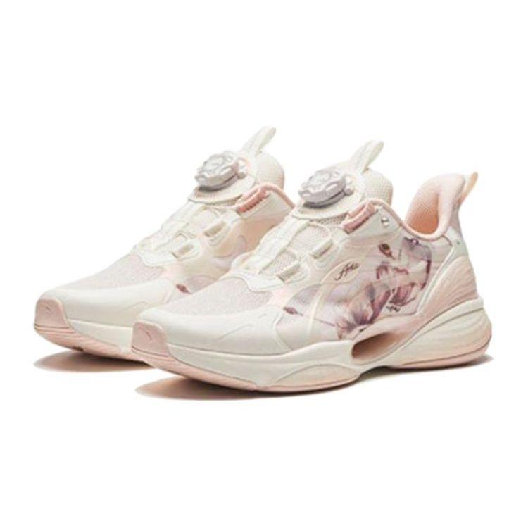 Anta Kids Comfortable Simple Shock Absorption Low Top Running Shoes Kids Running Shoes Pink 322425520-1