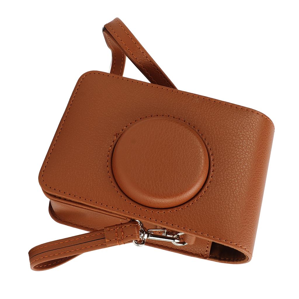 Camera Bag Retro Camera Pouch Case PU Leather   Strap Soft Liner Camera   Case for