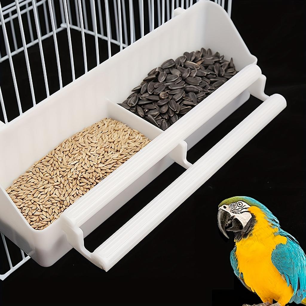 Durable Parrot Feeder and Water Container - Easy To Clean and Refill, Perfect for Small To Medium Birds