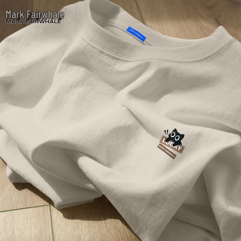 Mark Fairwhale Men's Lucky Cat Graphic Cotton T-Shirt