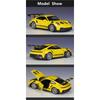 Welly 1/24 Porsche 911 GT3 RS 992 Alloy Sports Car Model Diecast Metal Track Racing Vehicle Car Model Simulation Collection Gift