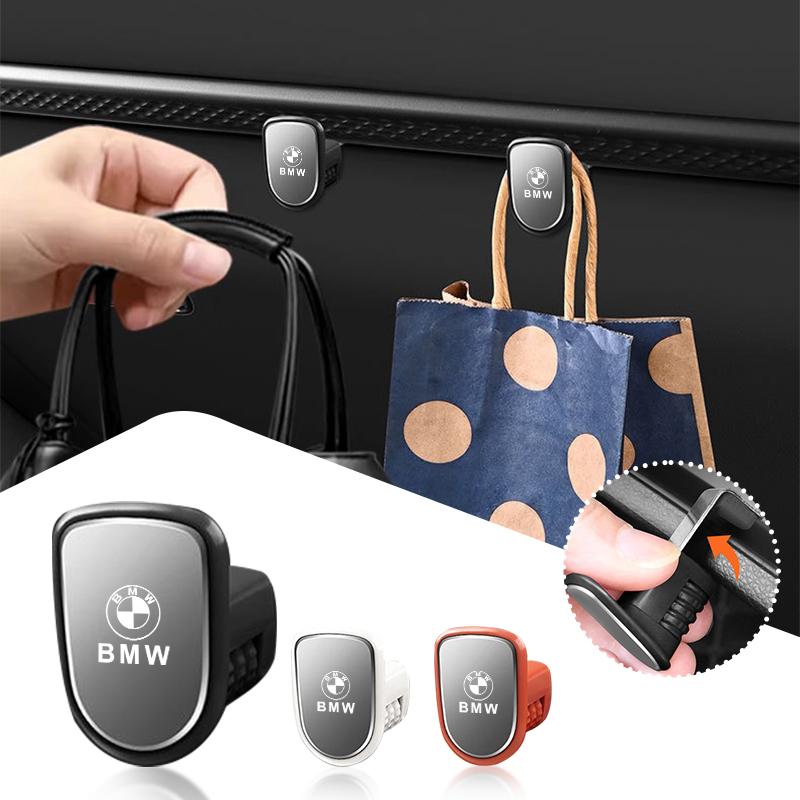 Car Headrest Hook Storage Hanger For BMW E91 X5 E70 F11 E30 F31 X3 F25 F32 x7 Back Seat Organizer Holder Keychain Accessory gzbf35
