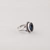 London Blue Topaz Gemstone 925 Sterling Silver Statement Jewelry Pretty Ring Engagement Gift RR-84-16