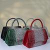 Evening Bag Rhinestone Bag Party Prom Silver Bag Fashion Shiny Handbag Black Women's Purse All-matching Chain Bags