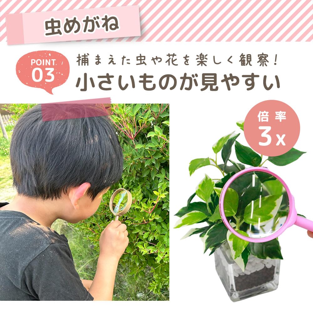 mitas Insect Net Set of Extendable Insect Cage Set with Magnifying inches Lightweight and Perfect for Collecting Mountain River Outdoor Extendable