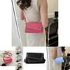 Fashionable Casual Women's Pu Material Small Square Shoulder Bag With Magnetic Closure