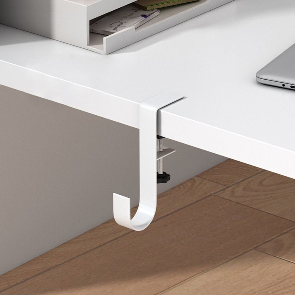 1/2Pcs Home Office Desk Edge Hook Student Bag Bag Storage Hook Durable Hanging Hook Bag Backpack