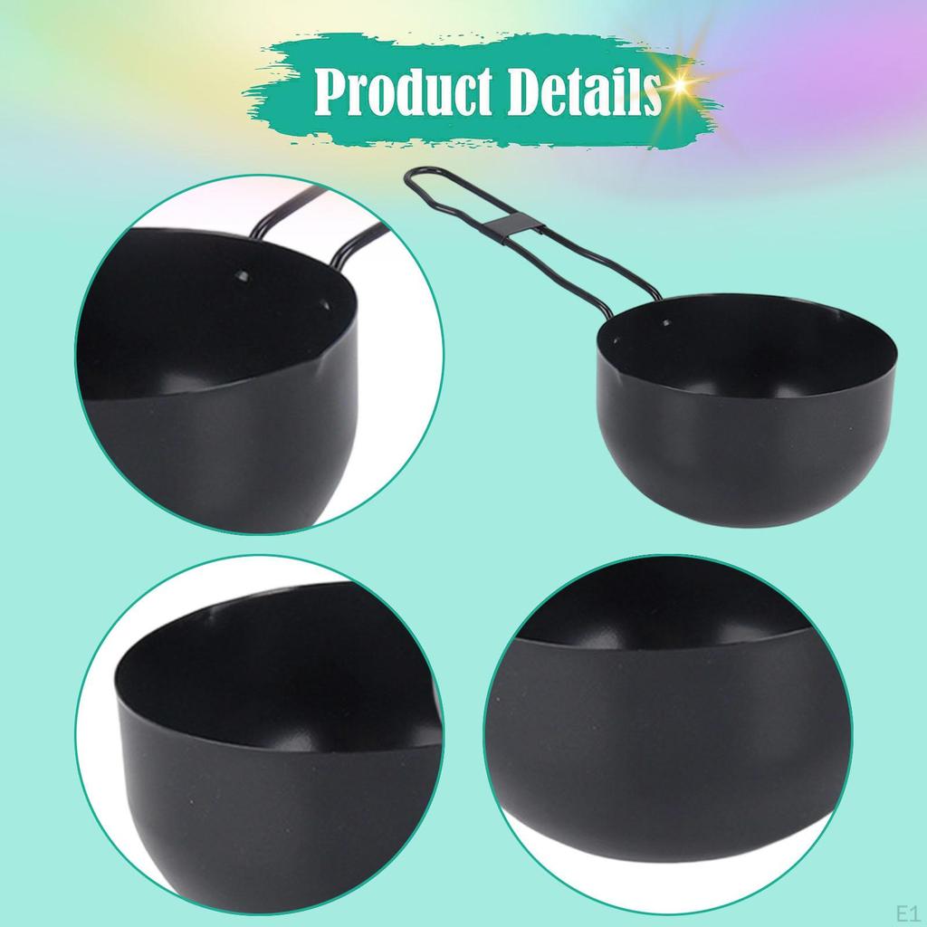 Mini Oil Warmer Pot with Spout Small Cookware Easy To Clean Handle,Melting Butter