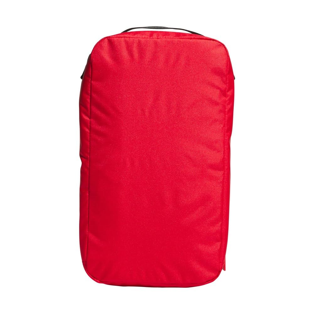 Bolsa para zapatos de golf Adidas Golf con logotipo llamativo, color rubí puro