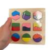Children  Montessori Puzzles Wooden Toys for Shape Cognition Early Educational Learning Kids Games Child Birthday Gifts TMZ