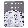 Breathable Bamboo Charcoal Cloth Diaper For Babies Featuring Reusable Pocket Style