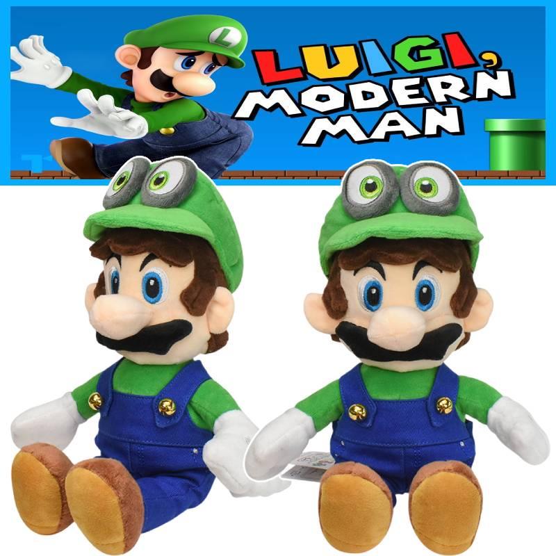 Super Mario Plush Toy Soft And Cuddly Luigi Stuffed Animal For Kids And Collectors 19x16x21cm