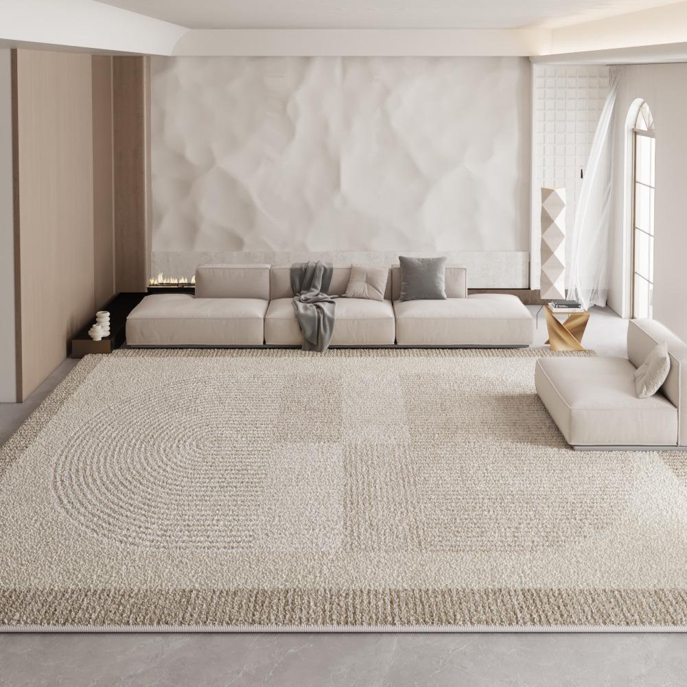 

2024 г. Легкий роскошный кремовый противоскользящий ковер, французский ретро-дизайн для гостиной и спальни 100x100cm - Do Not Order