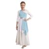 Kindermädchen-Ballett-Tutu-Tanzkleid, ärmellos, lyrisches Tanztrikot, Bühnenkostüm