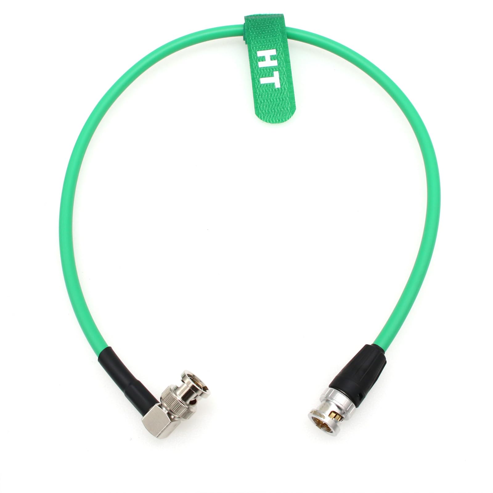 

HangTon Rugged 4K 60p 12G 6G 3G SDI Video Coaxial Shielded Cable 75 Ohm BNC to BNC for ARRI RED Sony Camera 50cm зелений