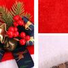 Santa Hat,Christmas Hats with Bows Xmases Holiday Hat Unisex Adults Christmas New Year Festive Holiday Party Supplies