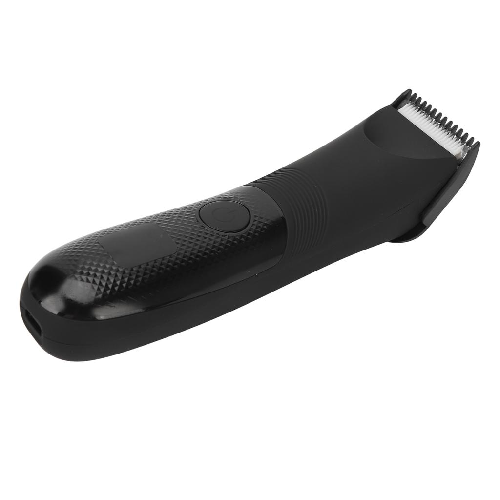 Electric Body Hair Clipper Ceramic Cutter Head USB Rechargeable Body Hair Trimmer for Men
