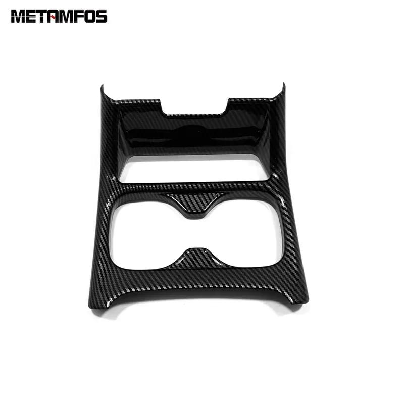 For Honda CR-V CRV  2024 2025 Carbon Fiber Center Console Water Cup Holder Decoration Frame Interior Accessories Car Styling