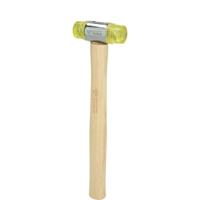 Maillet À Embouts Plastiques | Ø32 Mm - Brilliant Tools BT071925 - Anti-rebonds