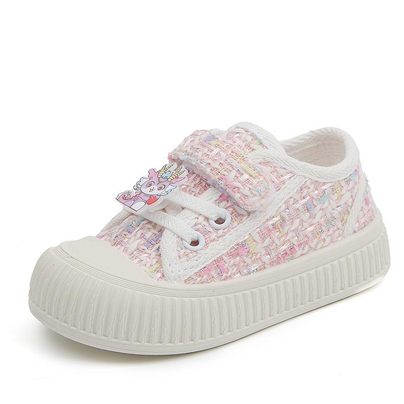 Childrens Canvas Shoes Boy Board Shoes 2024 Spring Autumn New Soft Sole Children Shoe Breathable Girls Shoe Children Casual Shoe