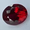 Rubi Vermelho Sangue Natural AA+ Moçambique CORTE OVAL 30 Quilates Gema Solta CERTIFICADO