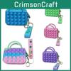 Vibrant Pop It Pouch Bag With Soft Bubble Design For Stress Relief And Storage