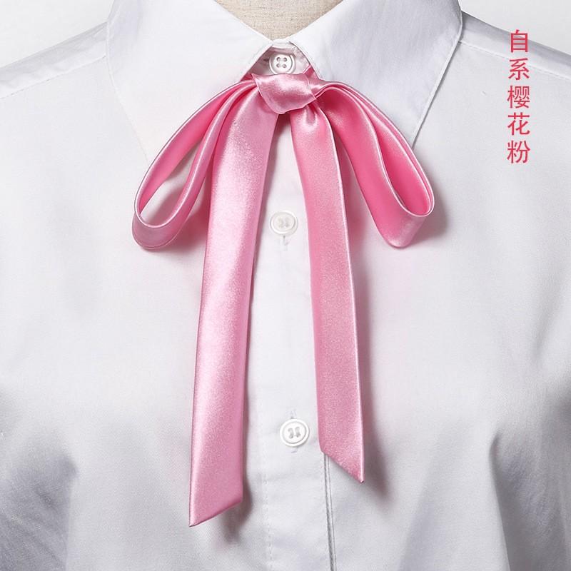Hand-tied JK Bow Tie, Narrow And Versatile Bow Ribbon