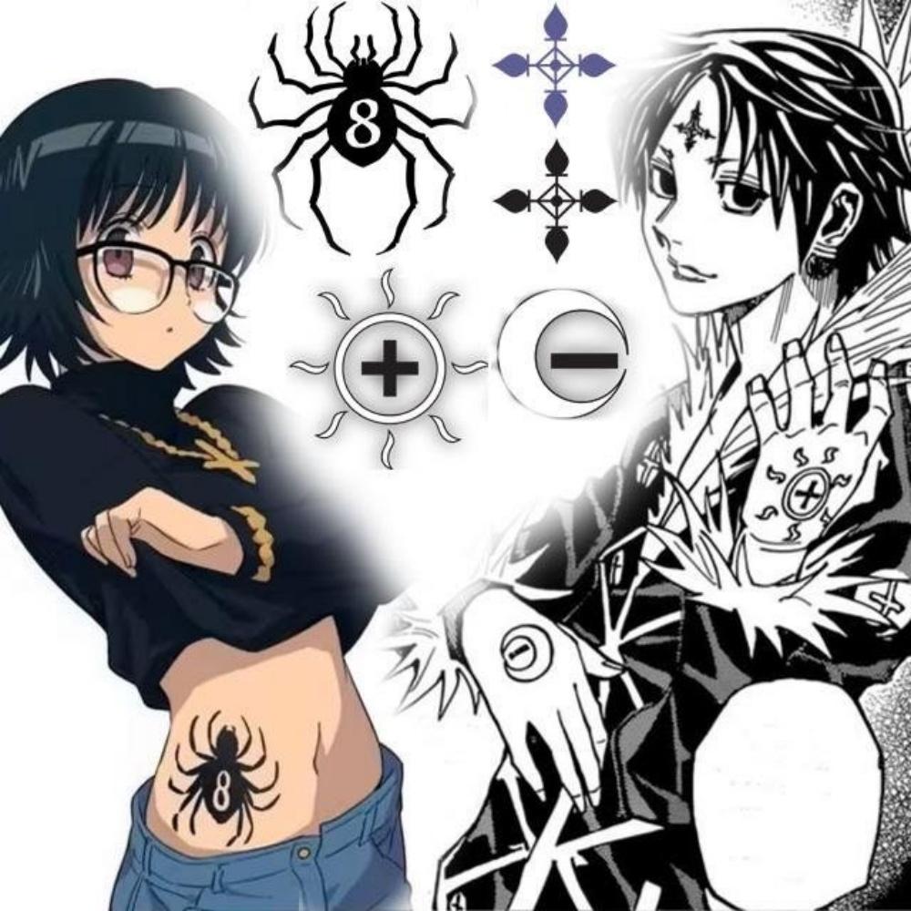 

Phantom Troupe Spider Tattoo Cosplay Hunter X Hunter Perfect For Anime Conventions And Themed Parties Stylish Character Design 74x94cm(29x37in)