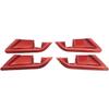 Car Accessories for Toyota Camry 2018 2019 2020 2021 2022 Inner Door Handle Decoration Cover Interior Door Bowl Frame Trim Sticker ( Red 4PCS,