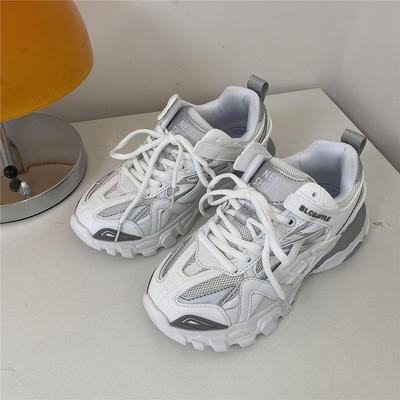 Spring 2025 Retro Hong Kong-Style Dad Sneakers: Versatile Men's & Women's Trendy Sports Casual Shoes