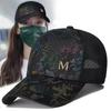 New Women's Baseball Cap Summer Casual Mesh Cap Fashion Metal Decoration Baseball Caps Print Outdoor Sun Visor Hat Adjustable